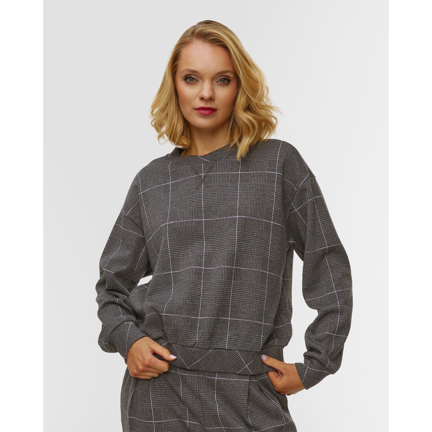 Bluza W Kratę Damska Deha