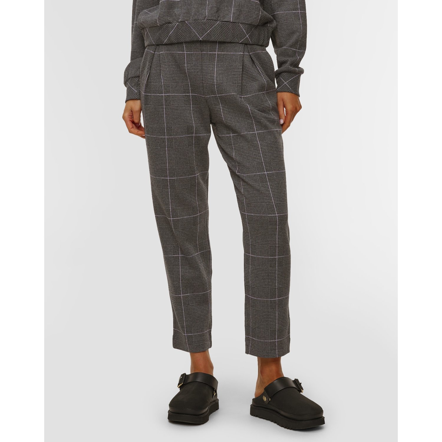 Szare Spodnie Damskie Deha