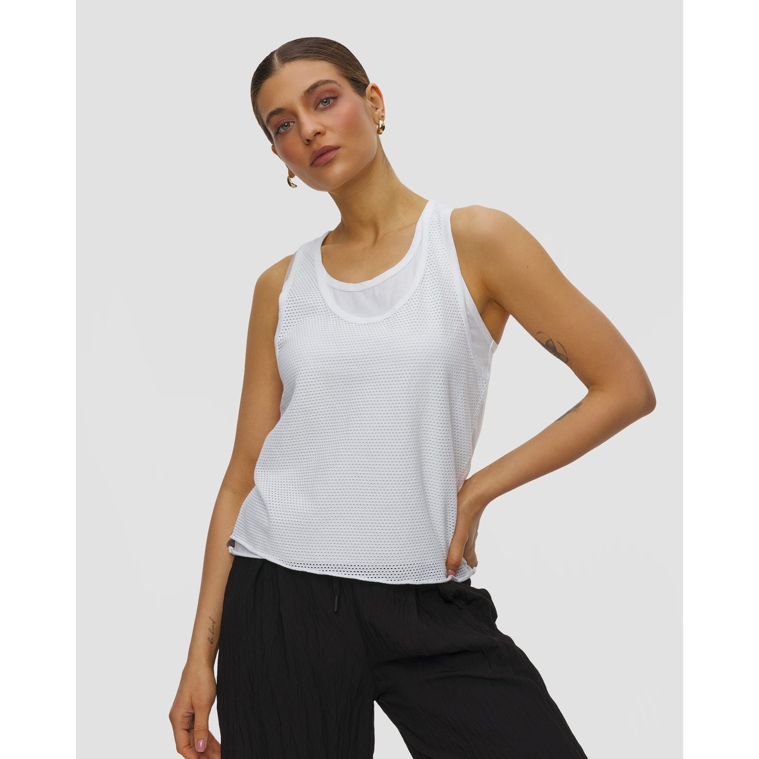 Biały Top Damski Deha