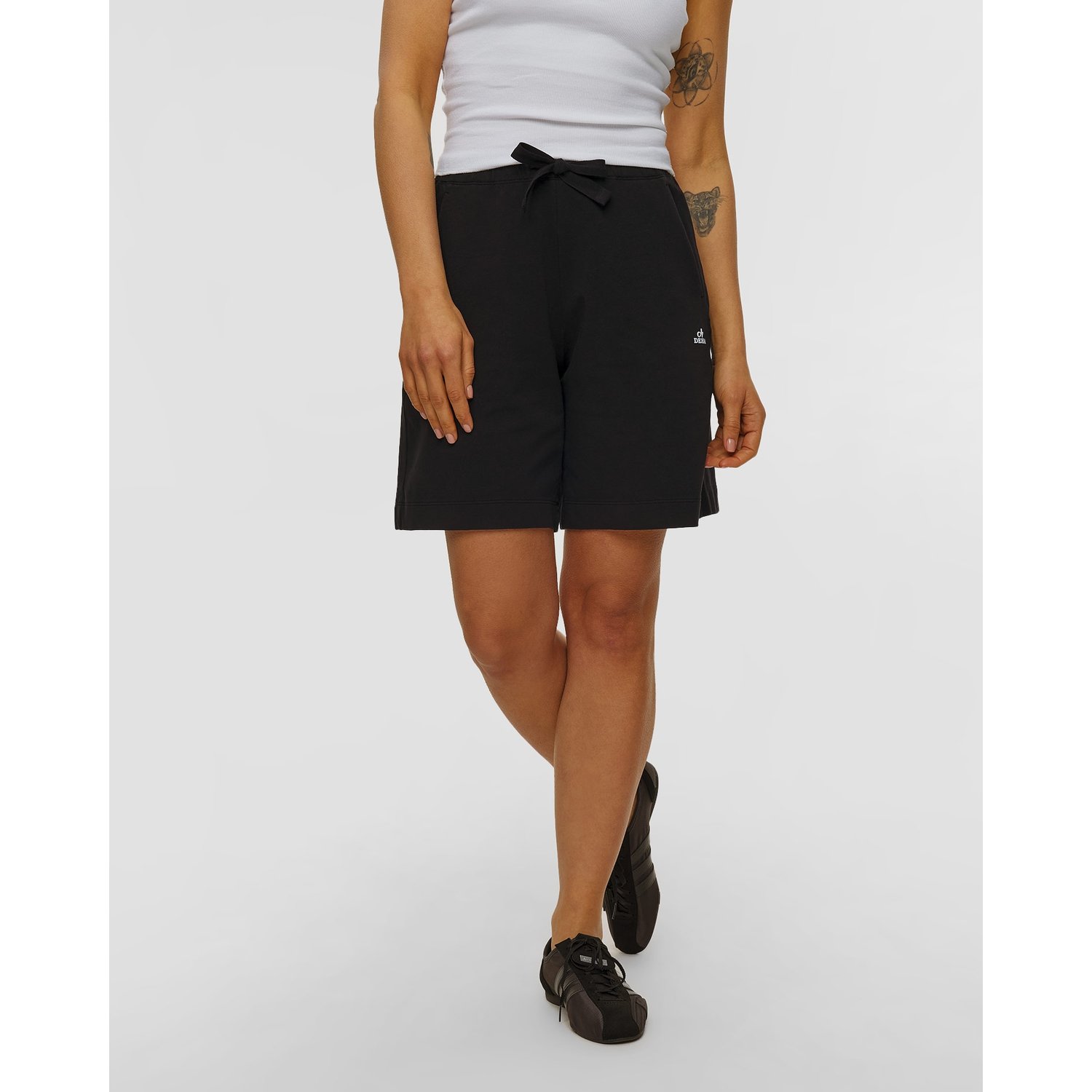 Czarne Szorty Dresowe Damskie Deha
