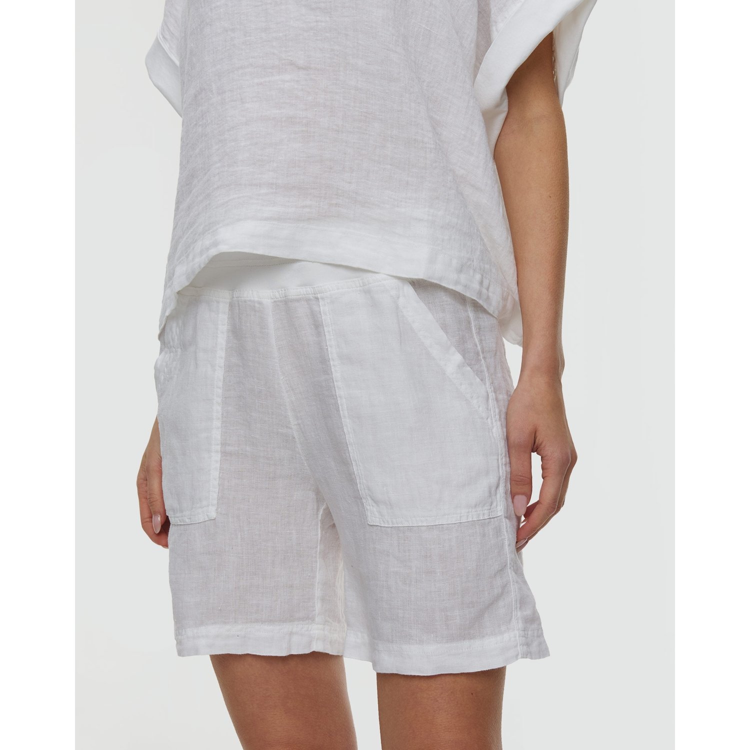 Szorty Lniane Damskie Deha