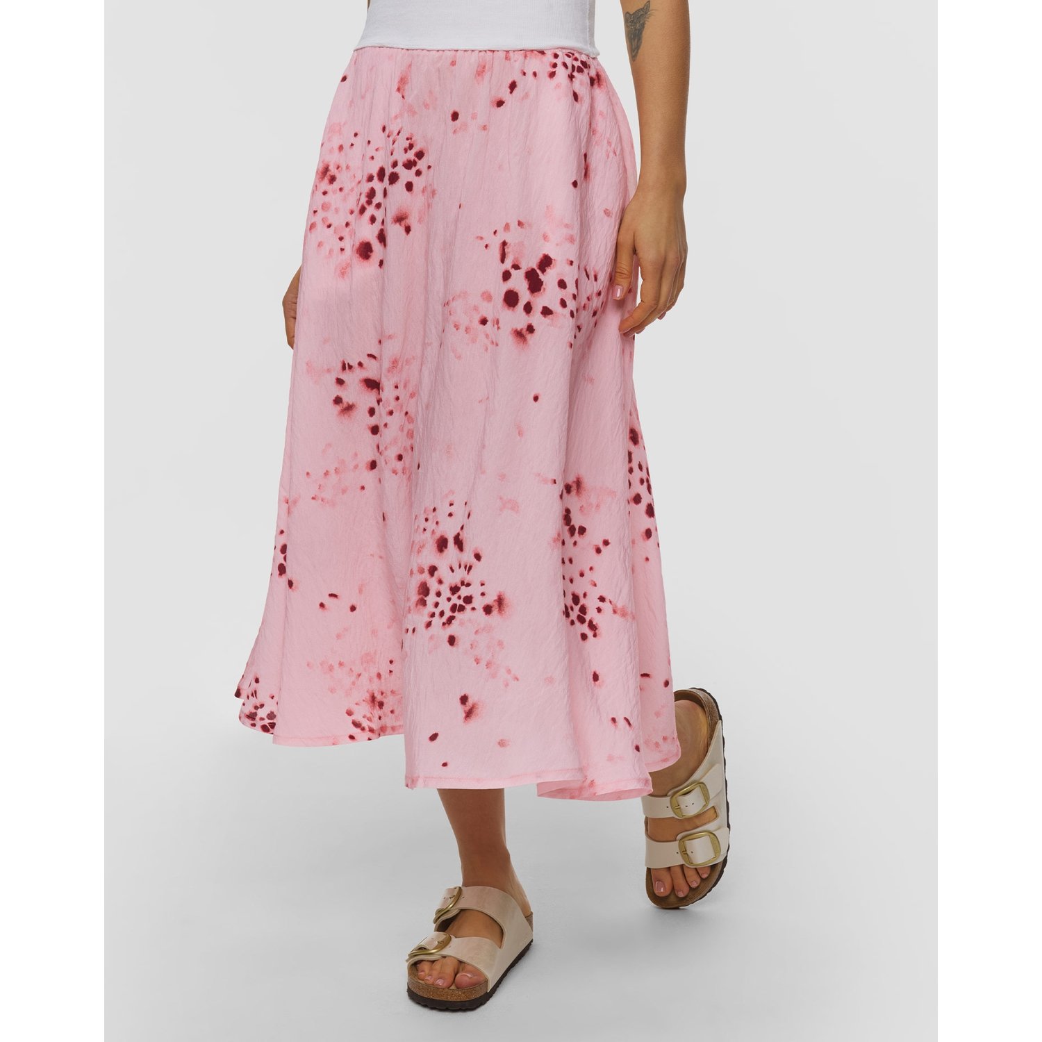 Spódnica Damska Z Kreszowanej Wiskozy Deha