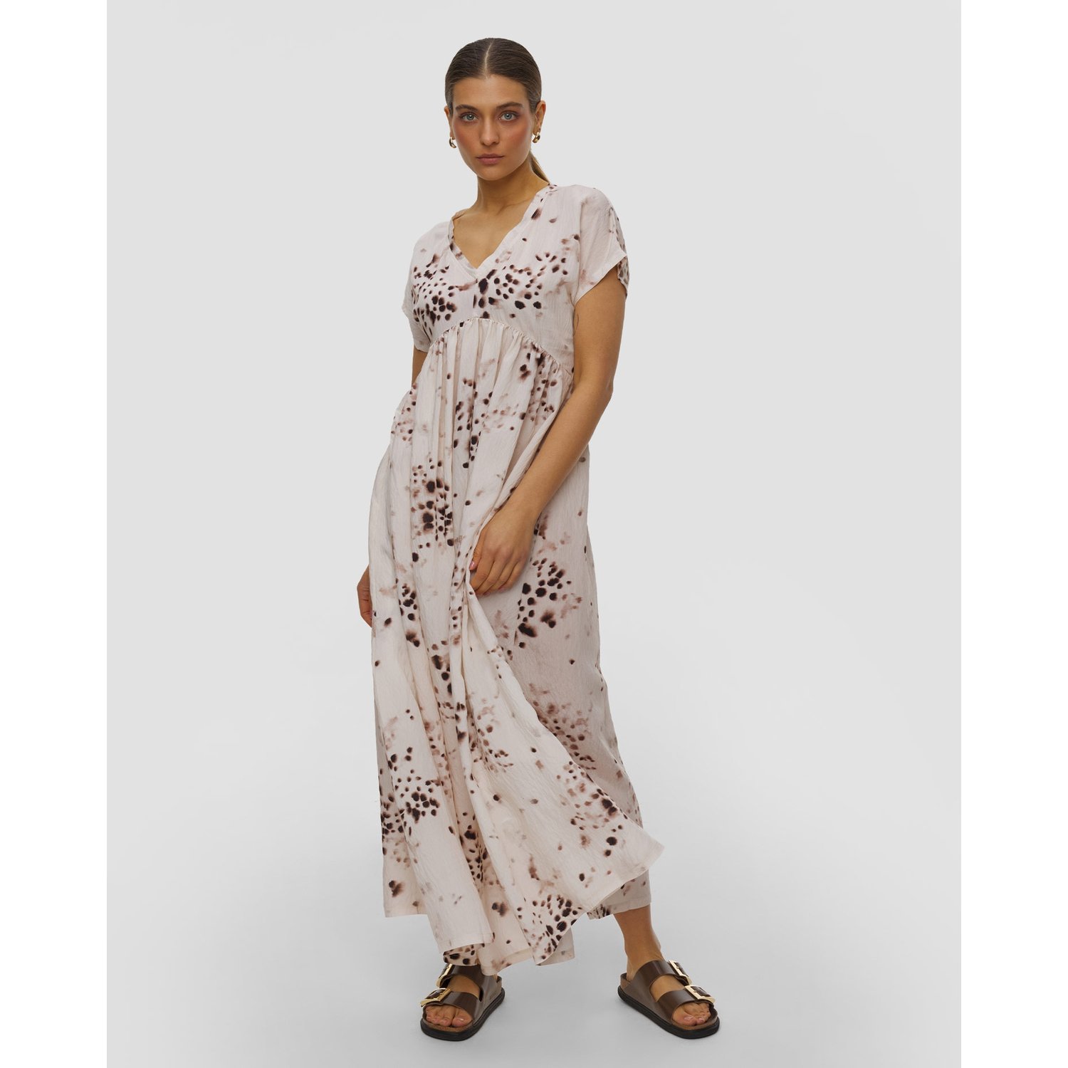 Sukienka Damska Z Kreszowanej Wiskozy Deha