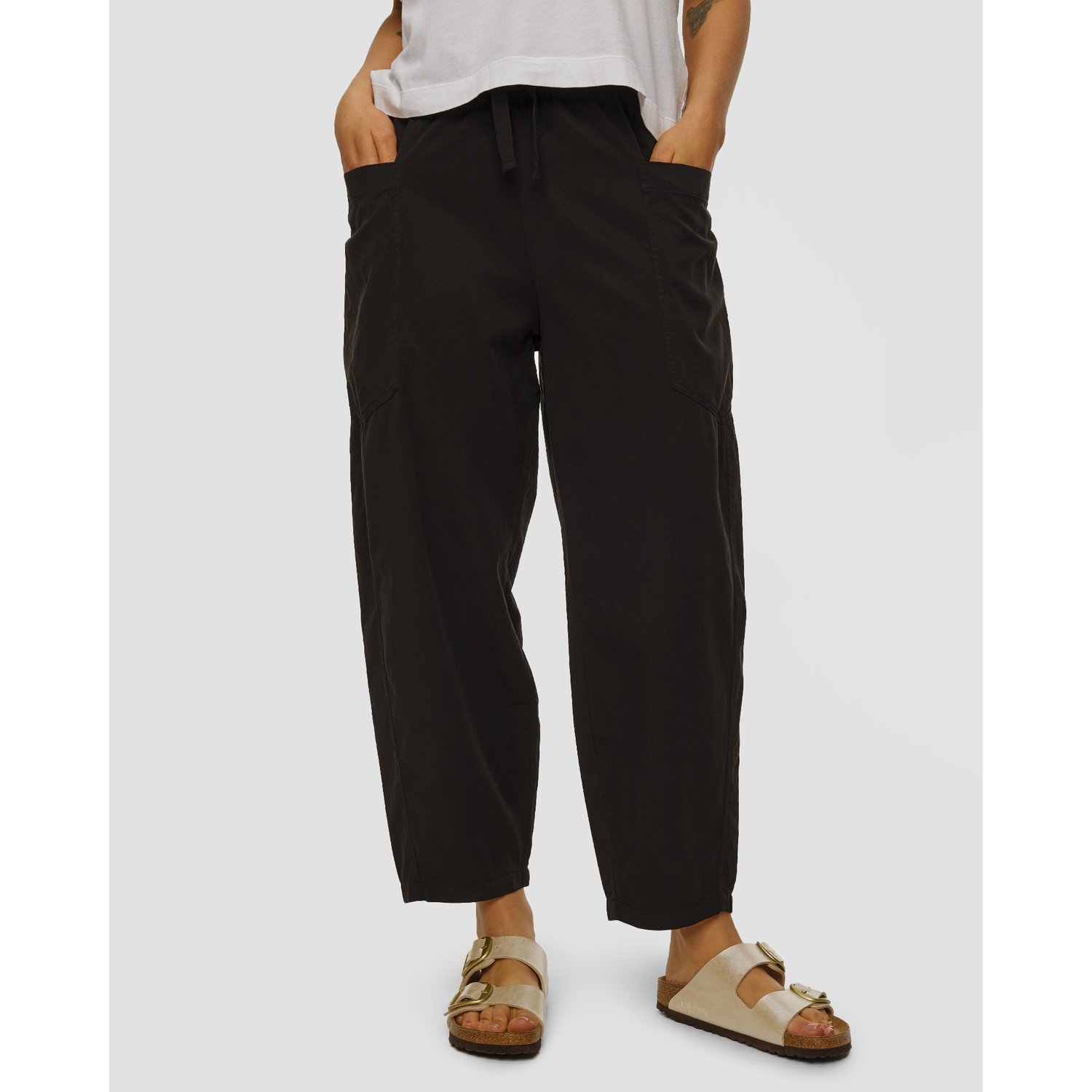 Spodnie Balloon Z Lyocellu Damskie Deha