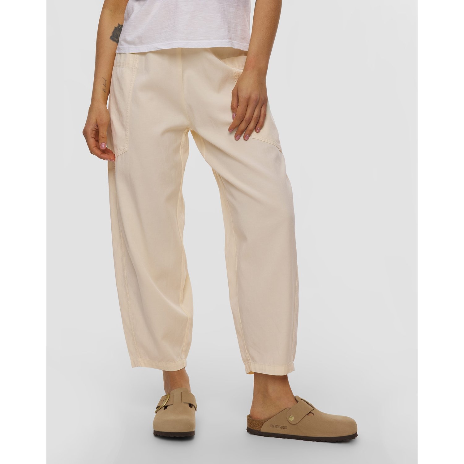 Spodnie Balloon Z Lyocellu Damskie Deha