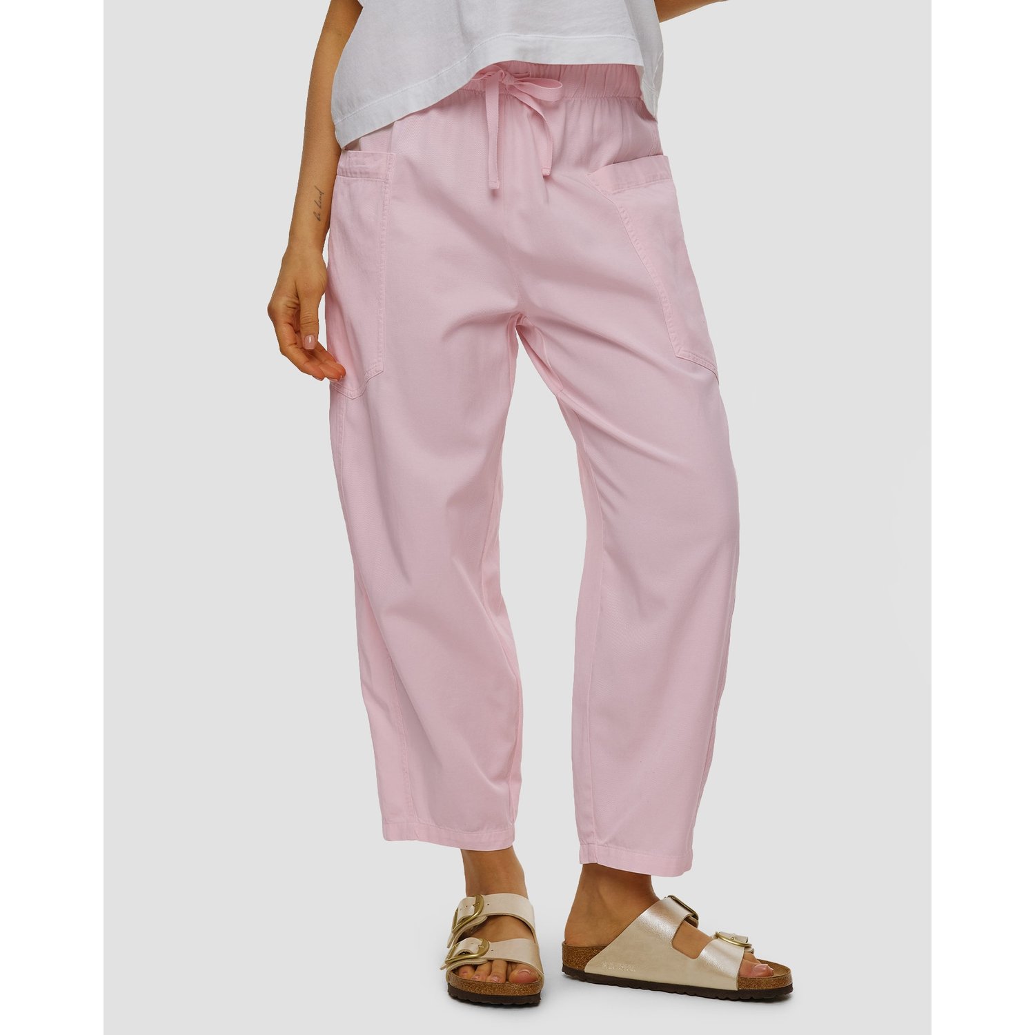 Spodnie Balloon Z Lyocellu Damskie Deha