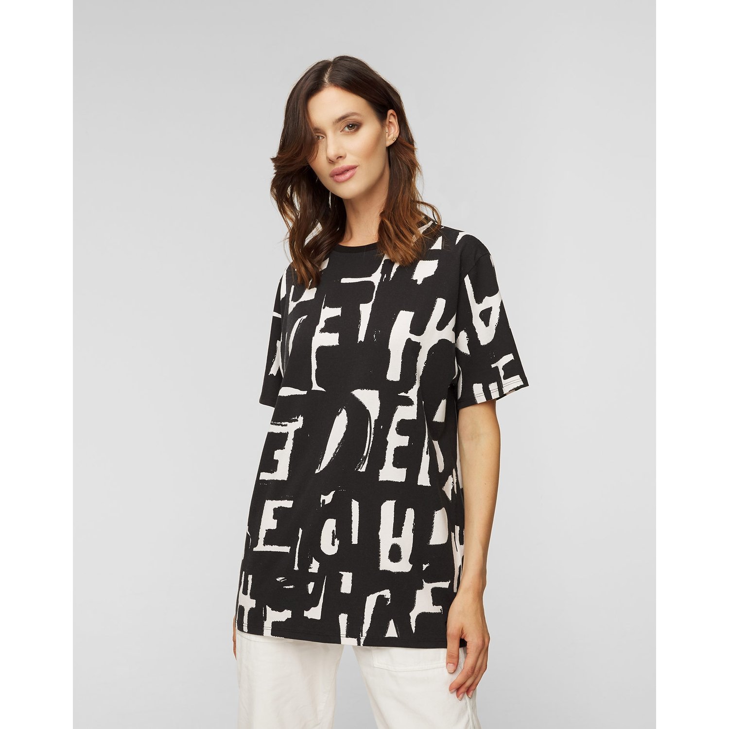 T-shirt Z Nadrukiem Damski Deha