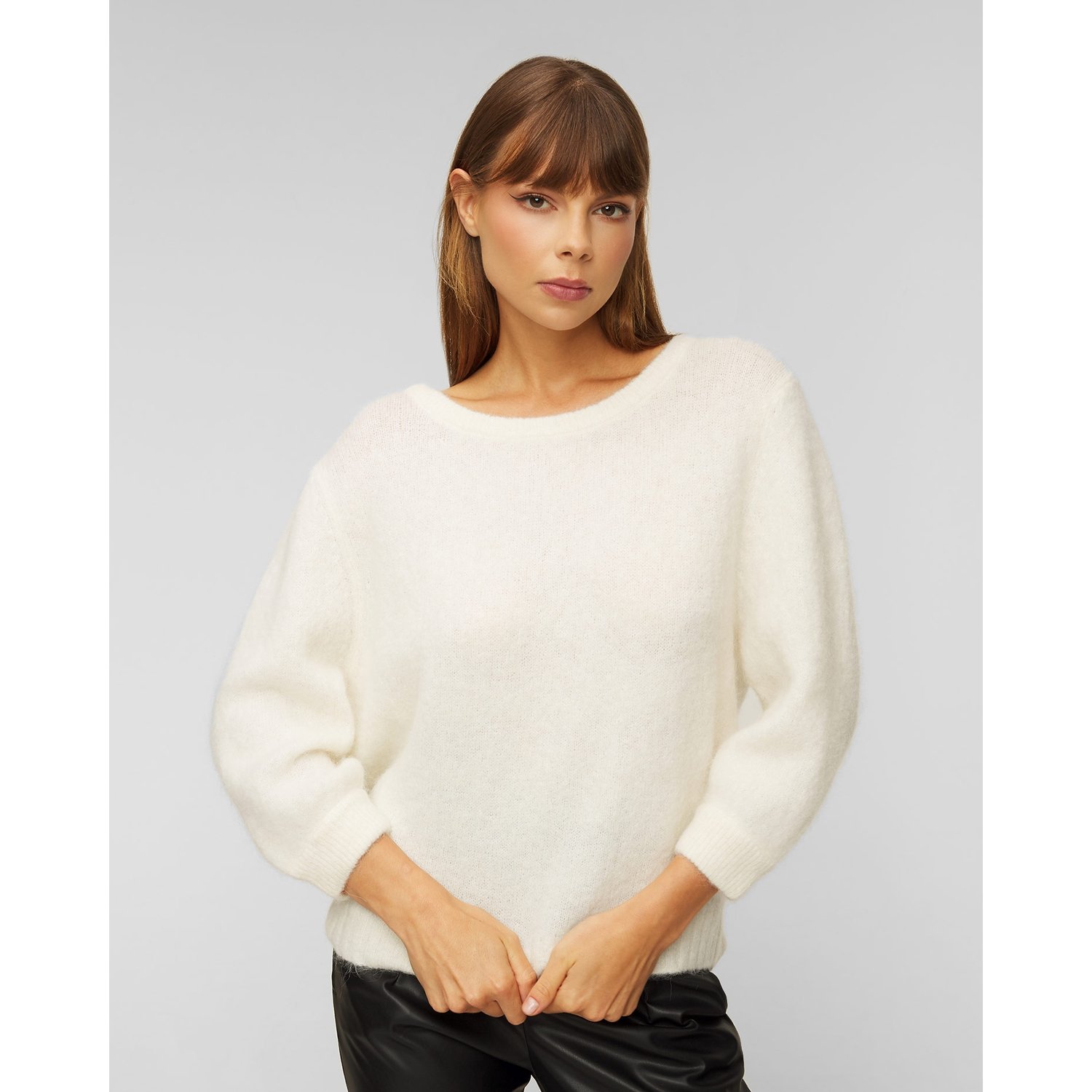 Sweter Z Alpaki Damski Deha