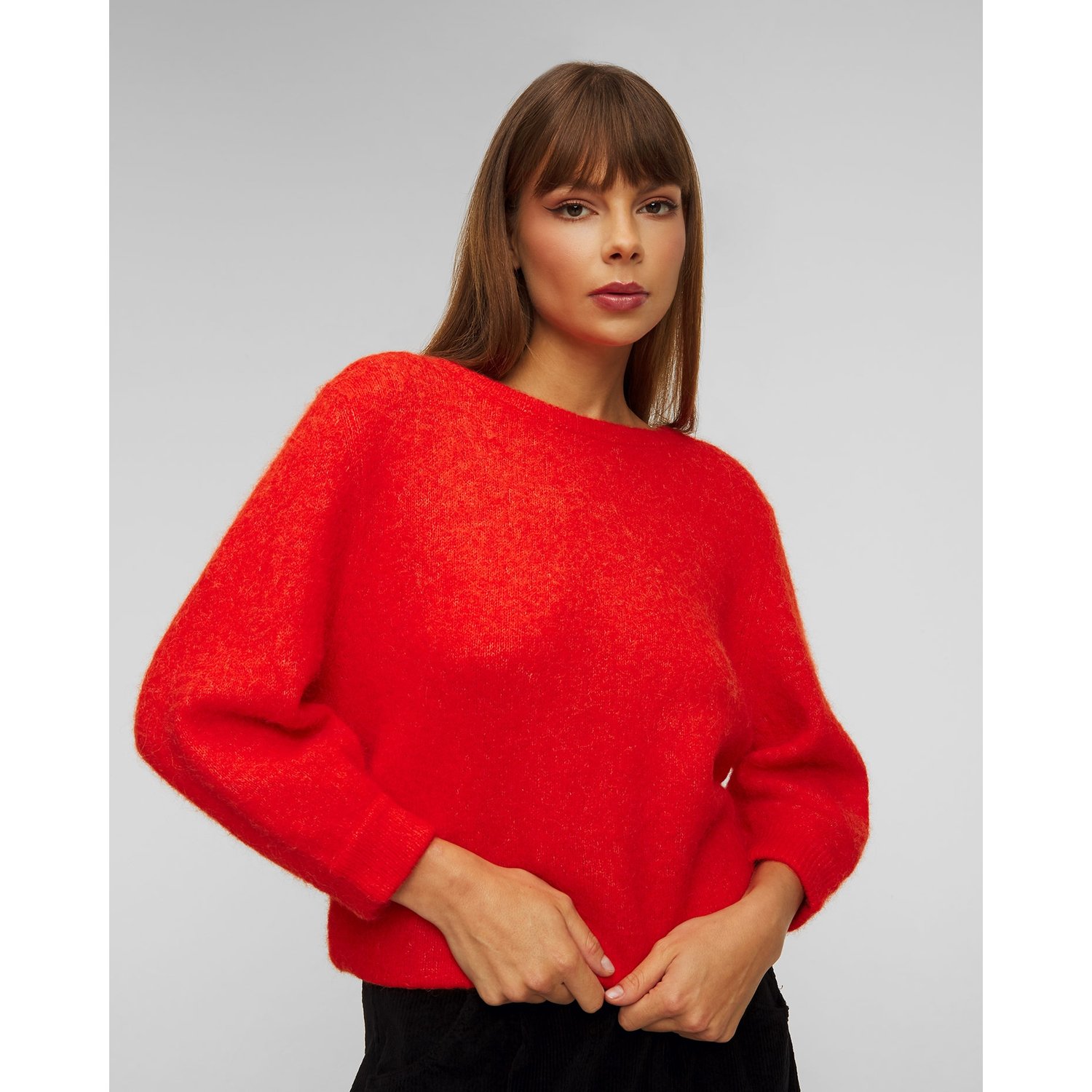 Sweter Z Alpaki Damski Deha