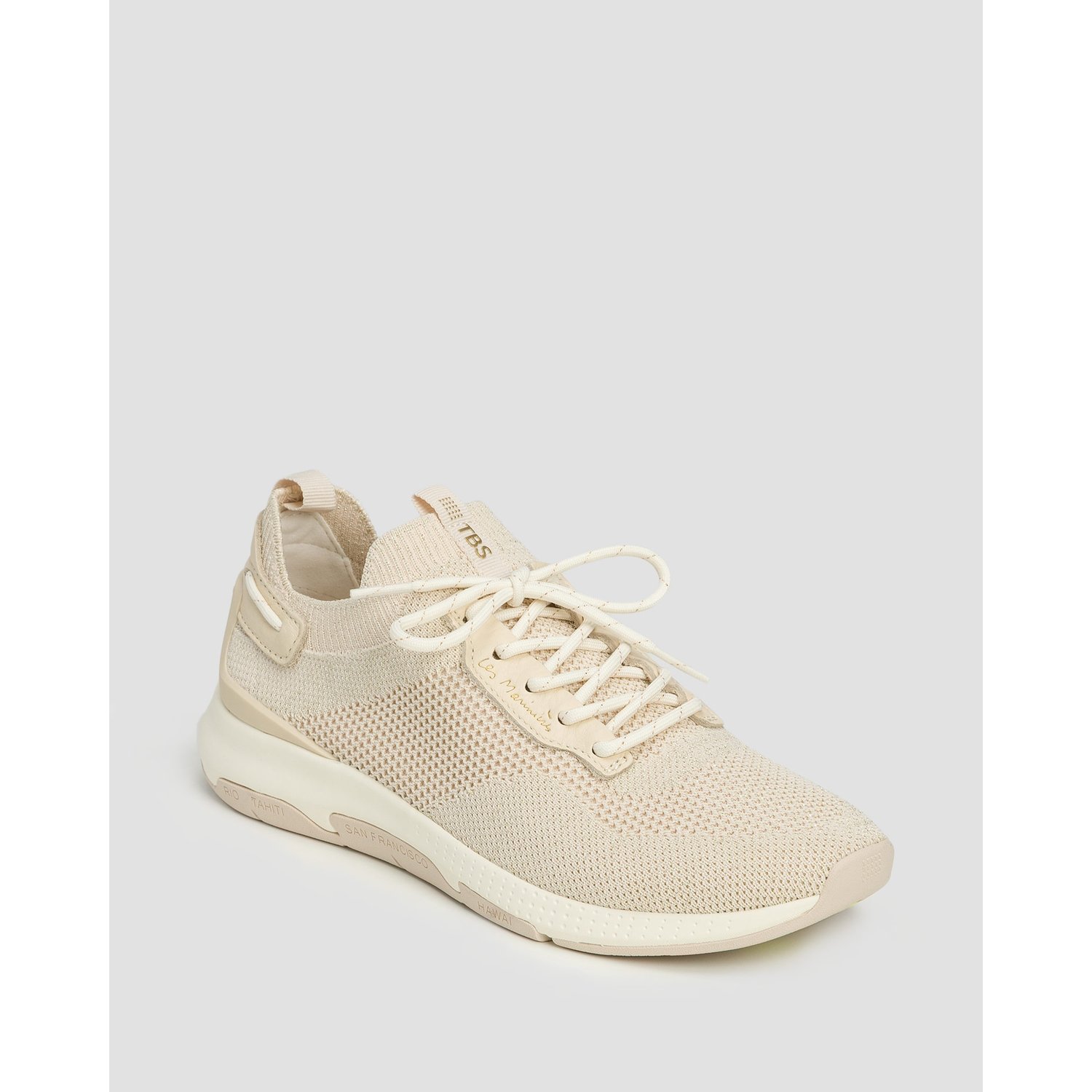 Beżowe Buty Damskie Tbs Jellina
