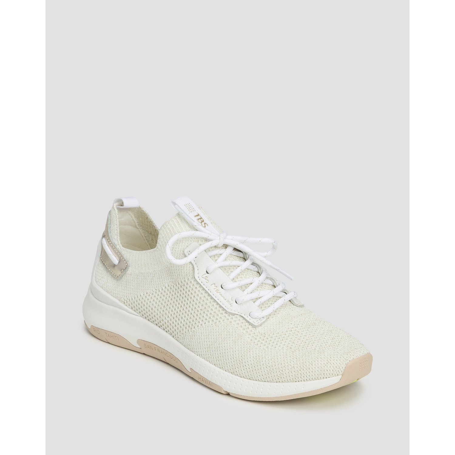 Beżowe Buty Damskie Tbs Jellina