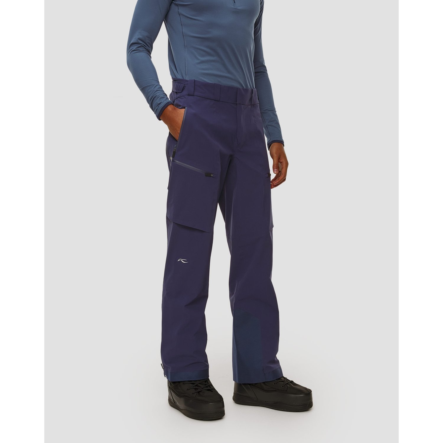 Spodnie Narciarskie Hardshellowe Męskie Kjus Men Lucas Frx Shell Pants Granatowe