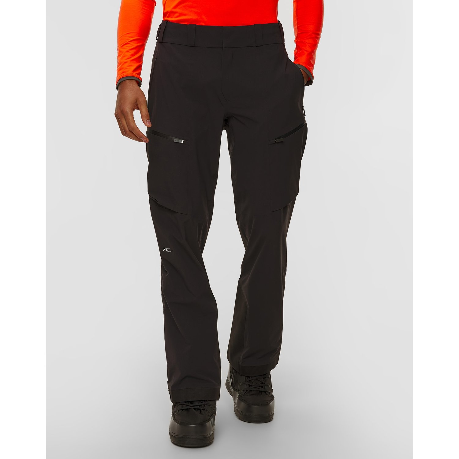 Spodnie Narciarskie Hardshellowe Męskie Kjus Men Lucas Frx Shell Pants Czarne