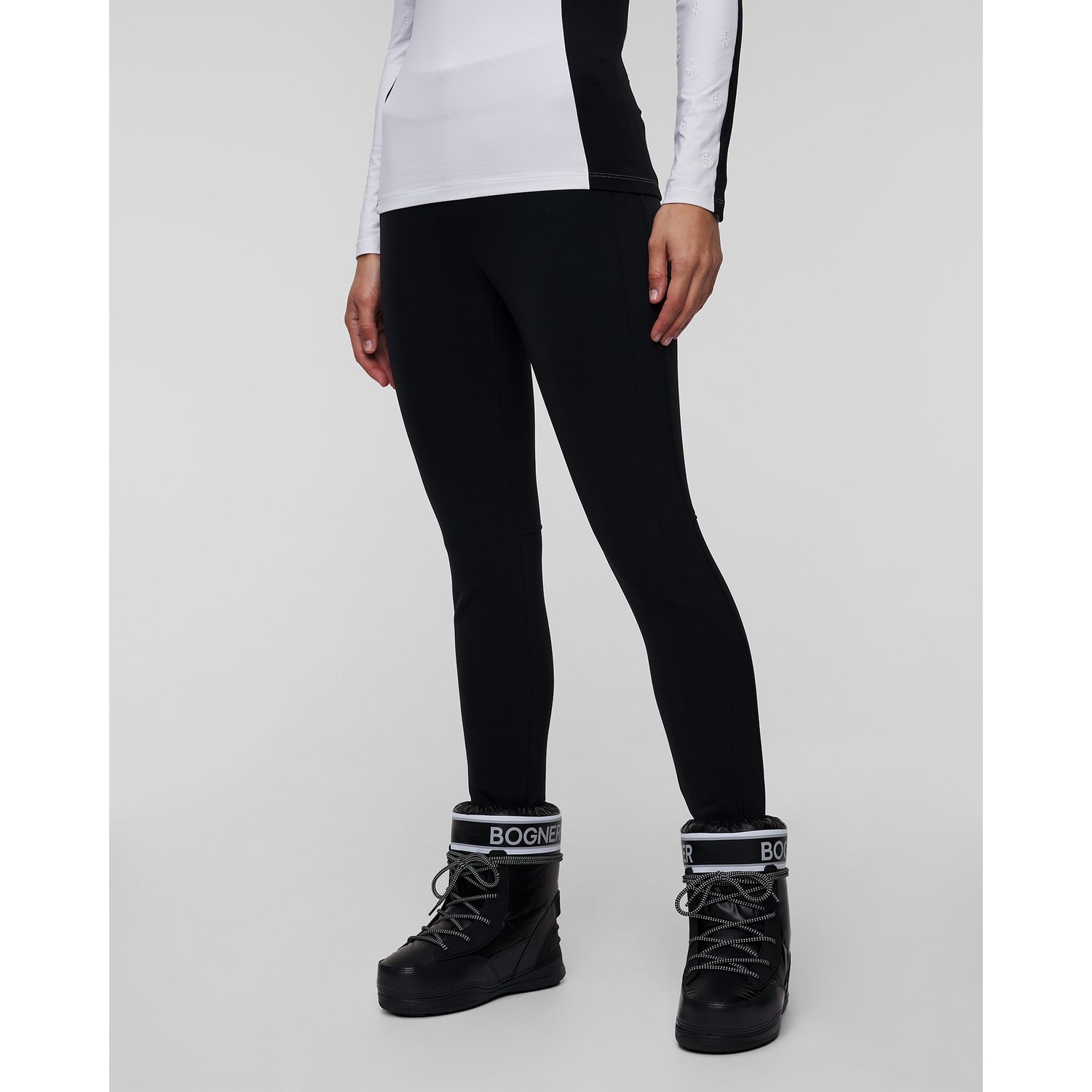 Czarne Spodnie Softshell Damskie Bogner Roma1