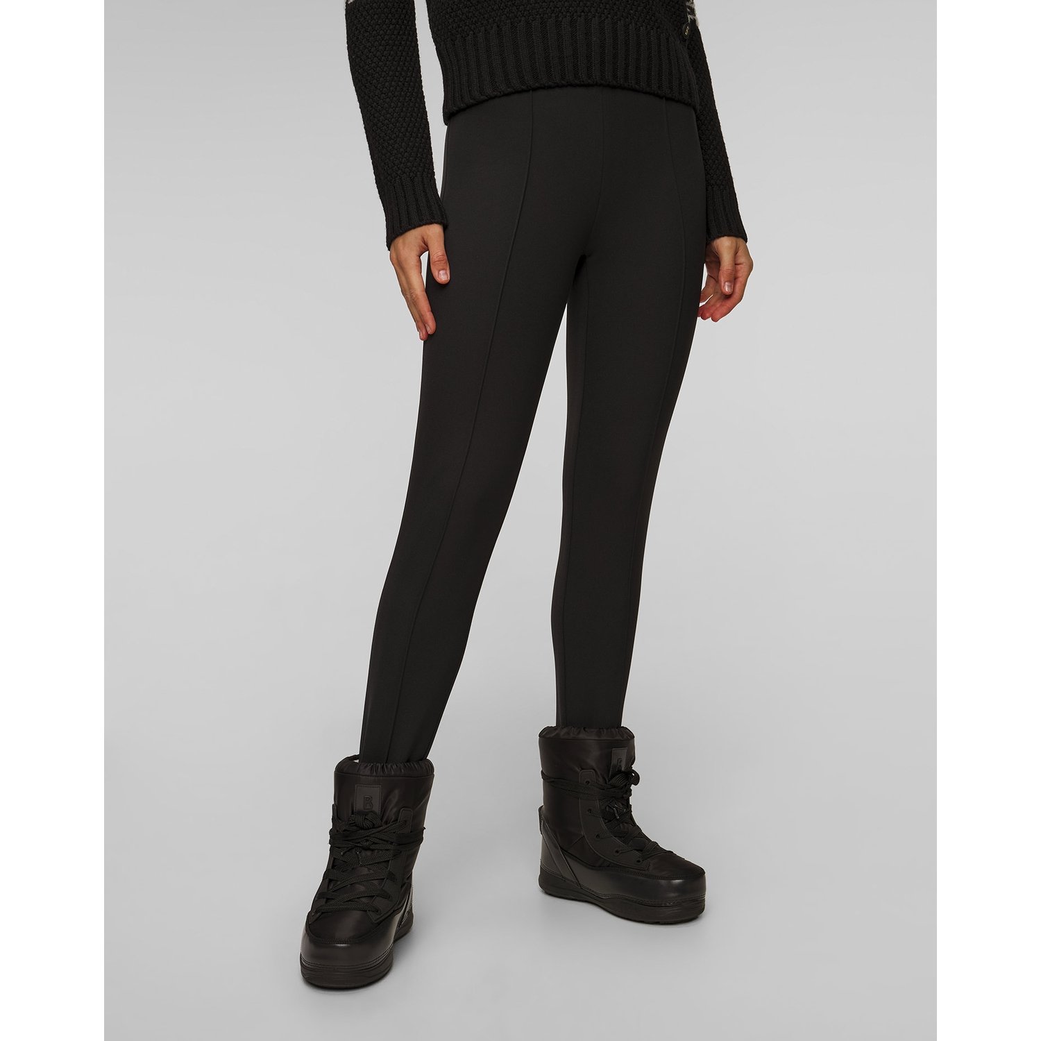 Czarne Spodnie Softshell Damskie Bogner Elaine2