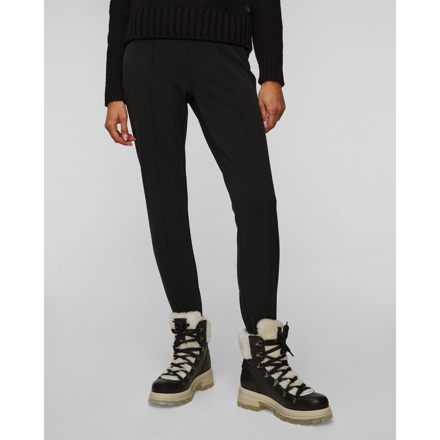 Czarne Spodnie Damskie Softshell Bogner Elaine2