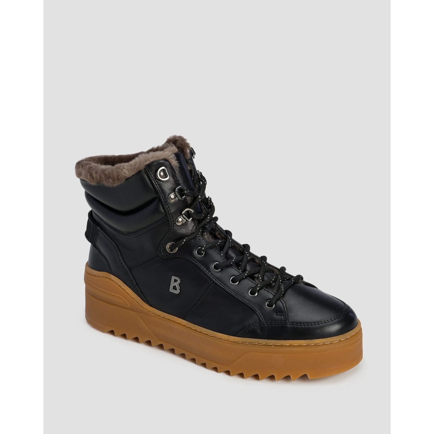 Zimowe Buty Męskie Z Ociepleniem Bogner Bucharest 3b Czarne