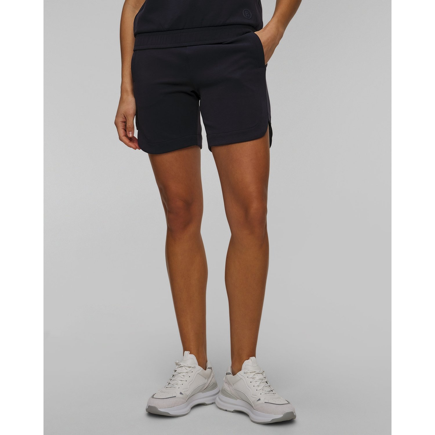 Granatowe Szorty Damskie Bogner Blue