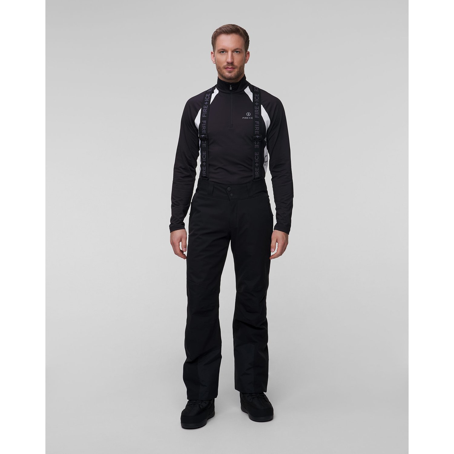 Czarne Spodnie Narciarskie Męskie Bogner Fire+ice Scott3-t