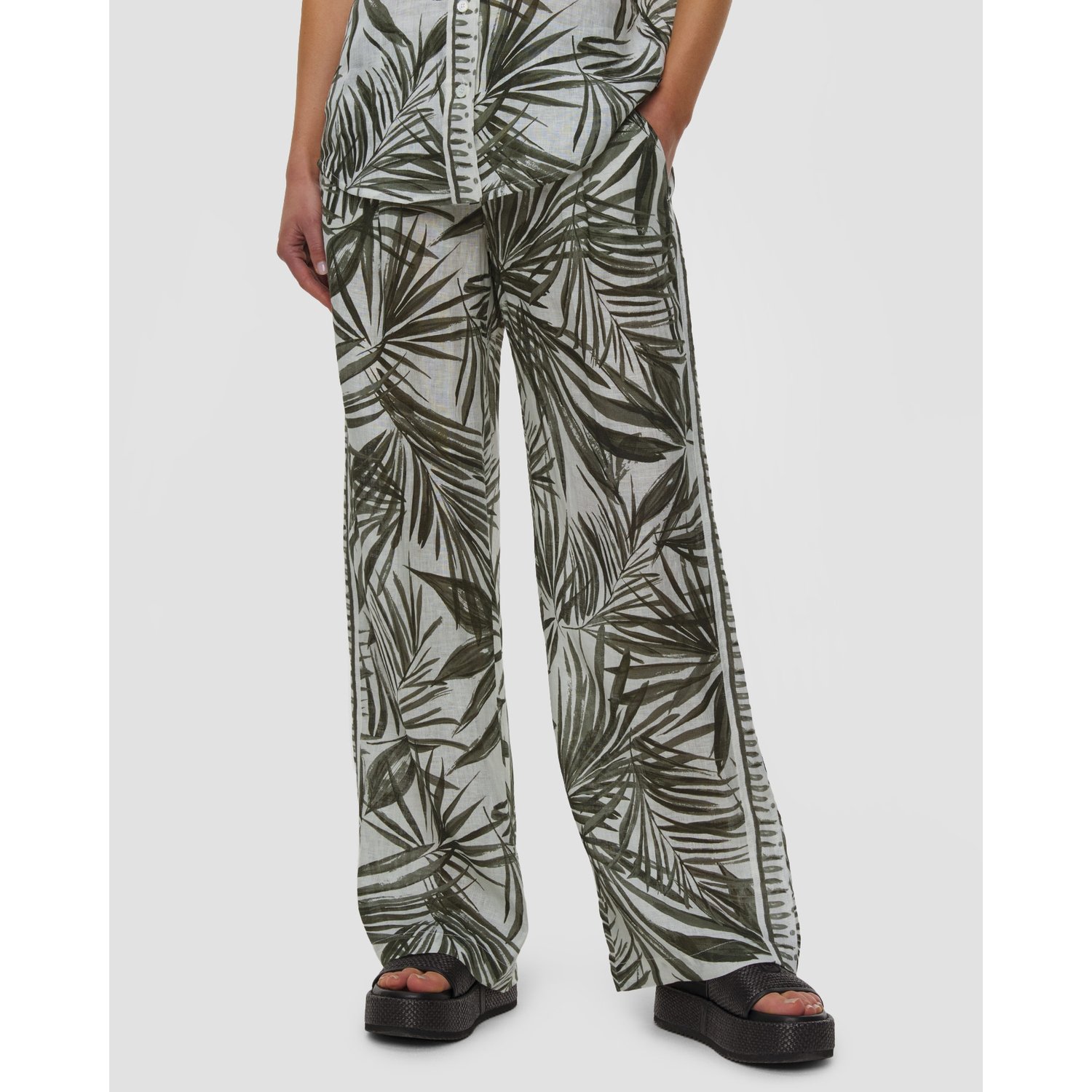 Spodnie Lniane Damskie Bogner Gina-2