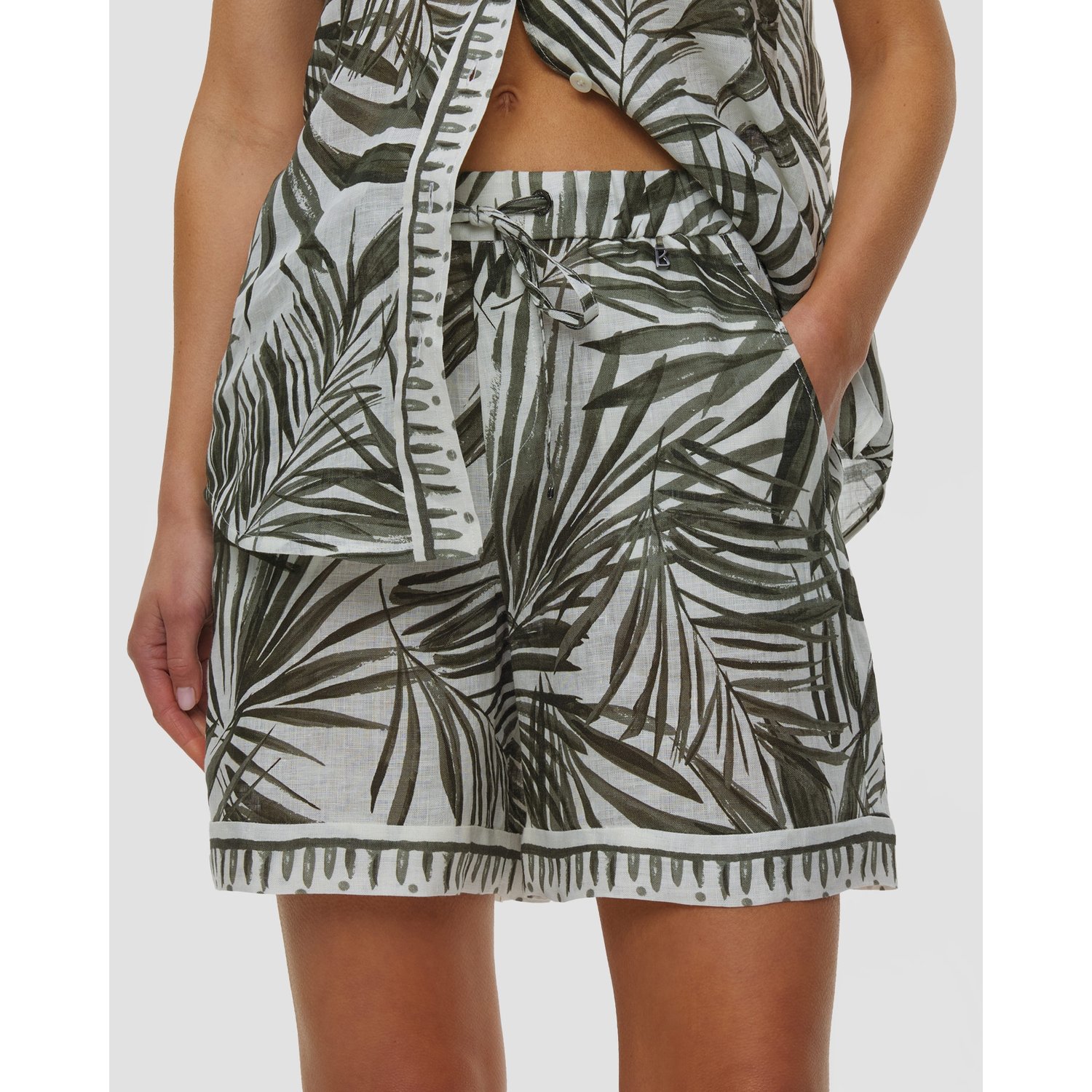 Szorty Lniane Damskie Bogner Carmel-1