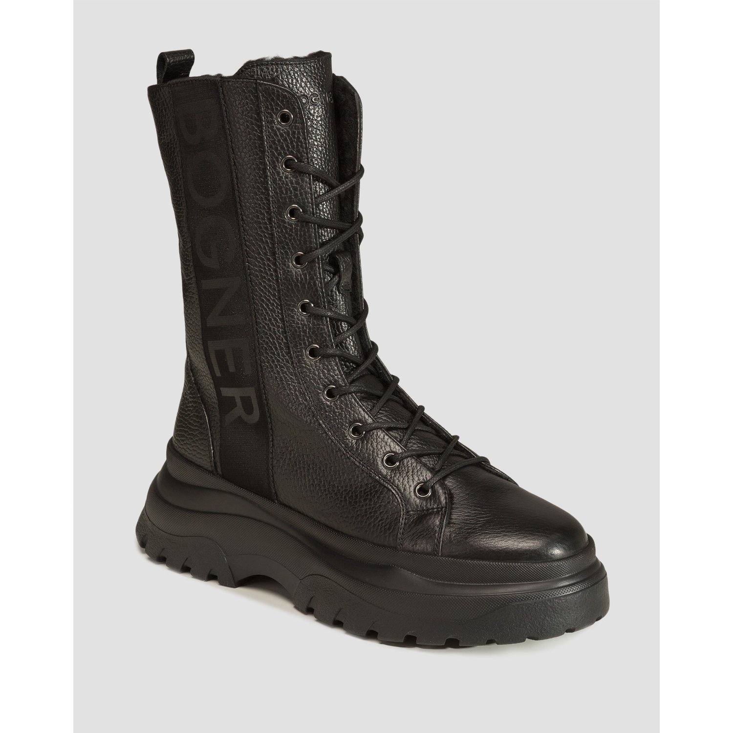 Wysokie Buty Zimowe Damskie Bogner Banff 14 Czarne