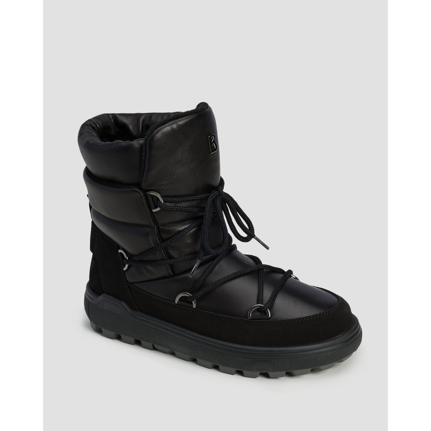 Czarne Buty Skórzane Damskie Bogner Chamonix S 11a