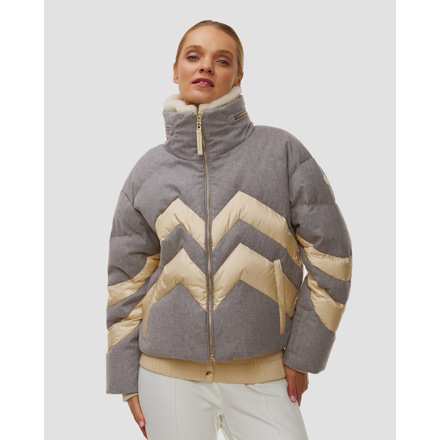 Puchowa Kurtka Narciarska Damska Bogner Valea-ld