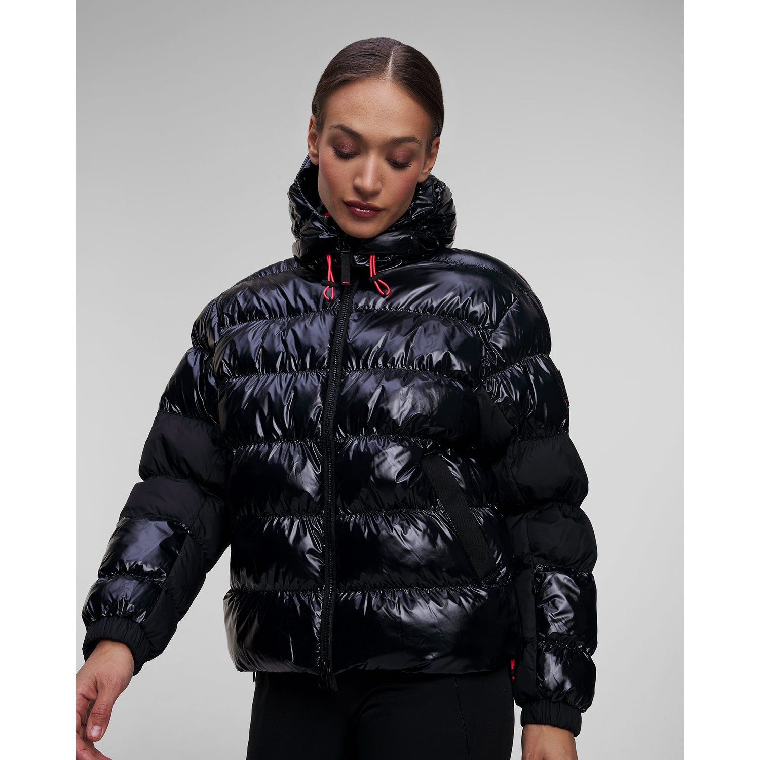 Czarna Kurtka Narciarska Damska Bogner Fire+ice Romy