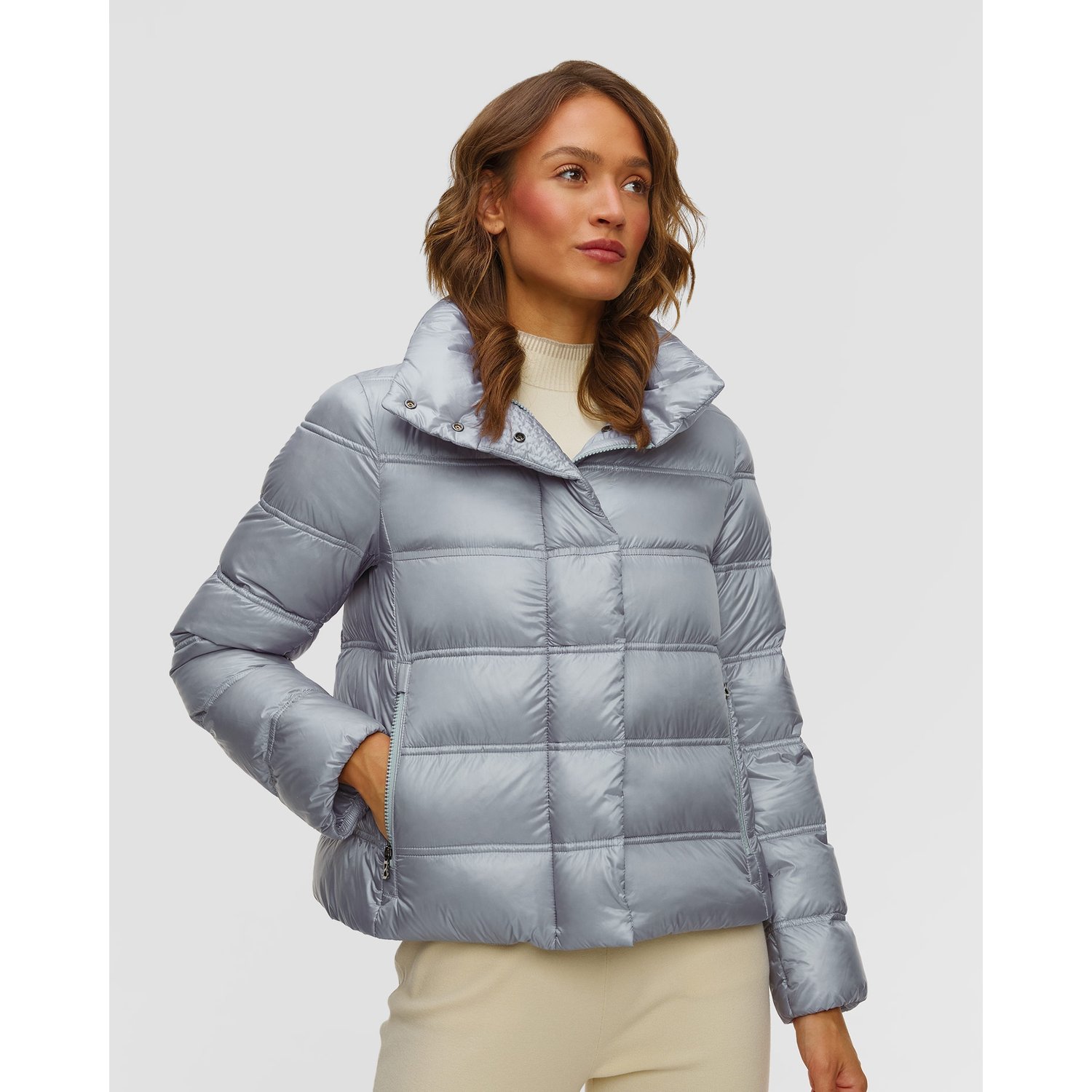 Niebieska Kurtka Puchowa Damska Bogner Leslie-d1