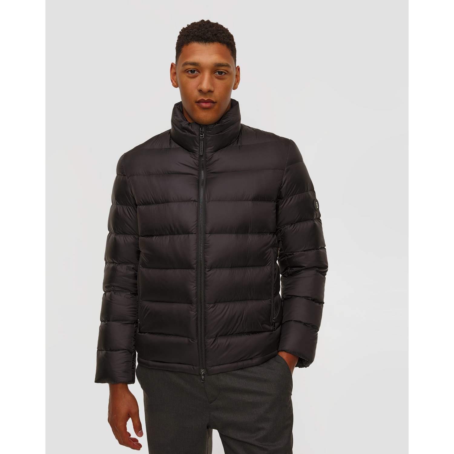 Czarna Kurtka Puchowa Męska Bogner Hugh-d