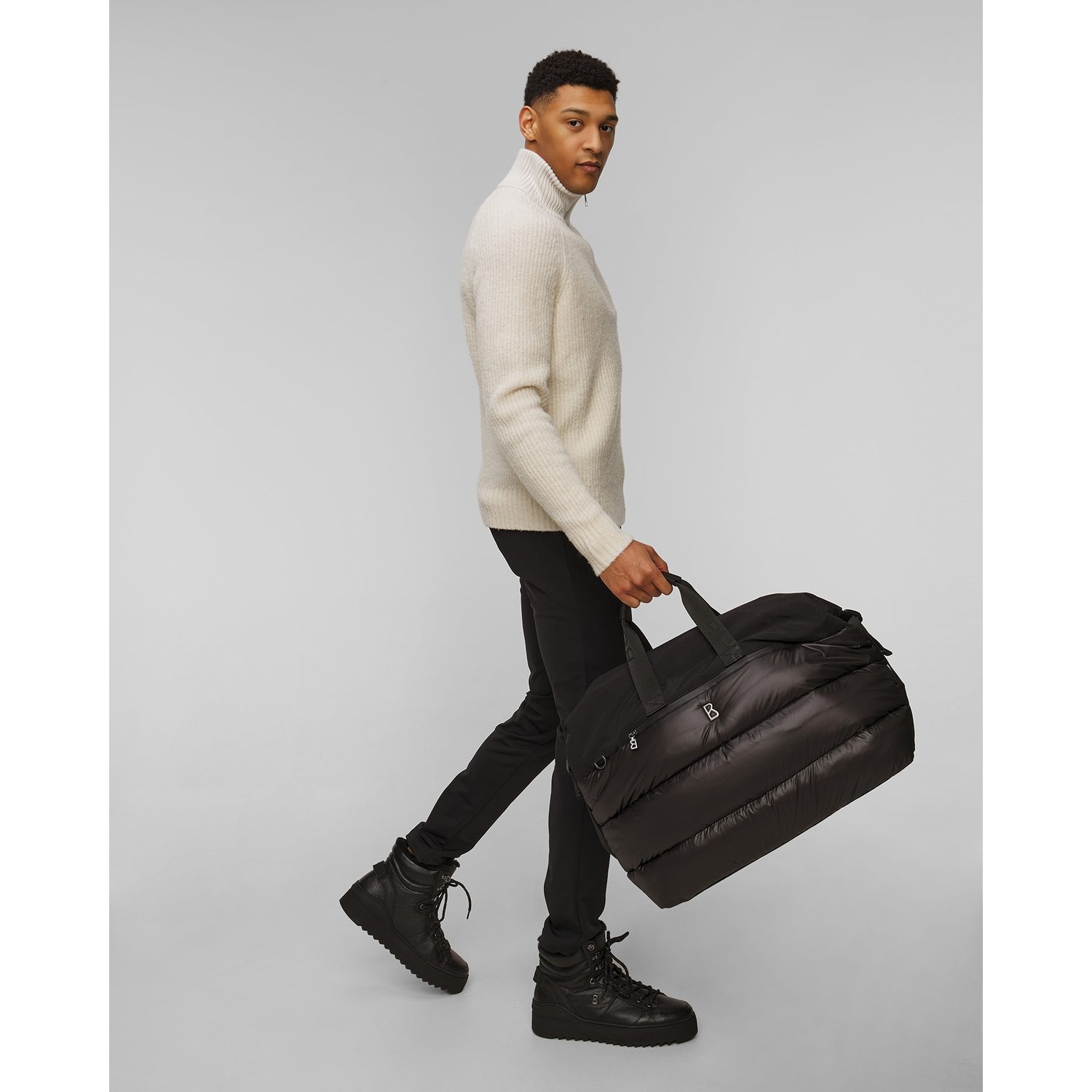 Torba Podróżna Męska Bogner Monarch Ewald Weekender Mhz Czarna 36l