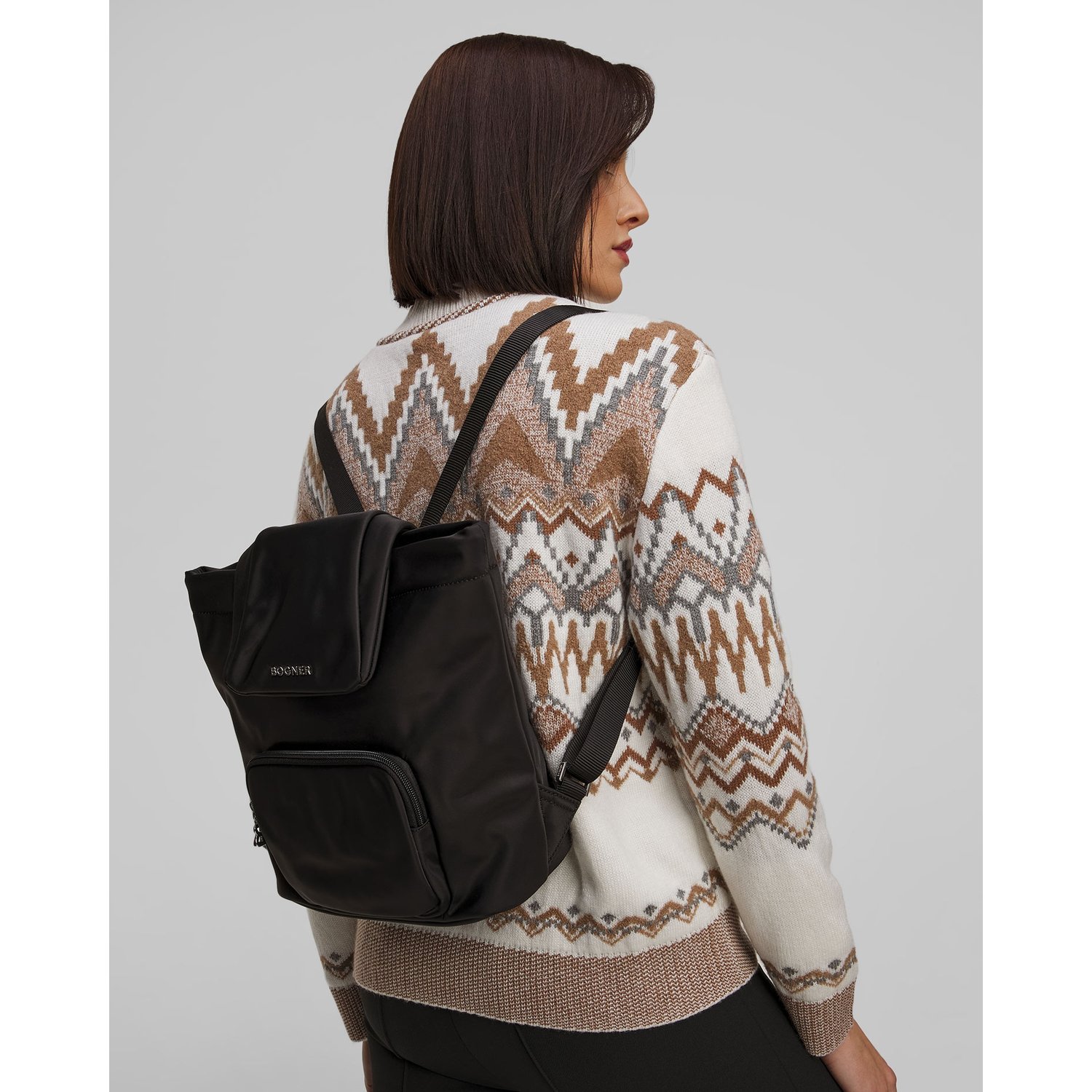 Plecak Damski Bogner Klosters Feline Backpack Svf Czarny 8l