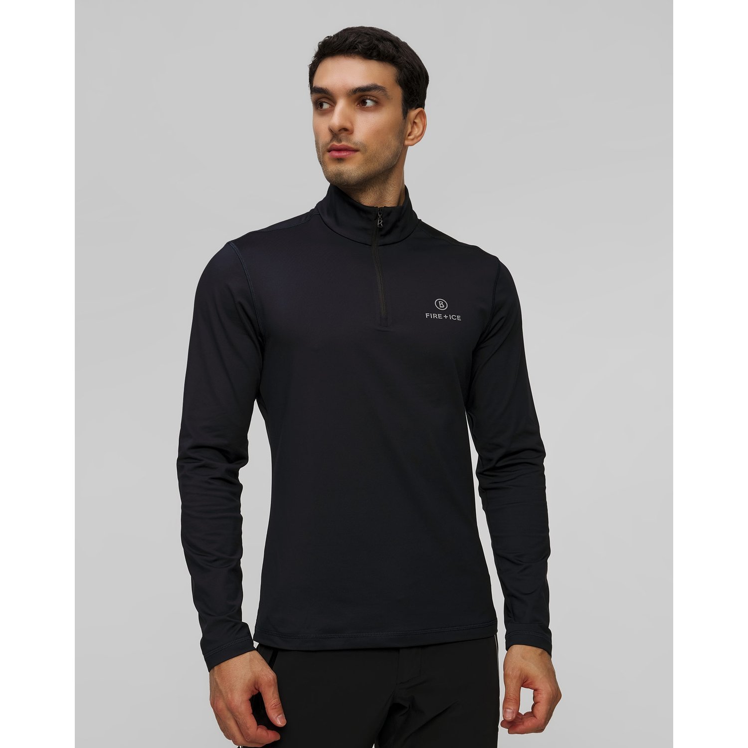 Granatowy Golf Narciarski Męski Bogner Fire+ice Pascal
