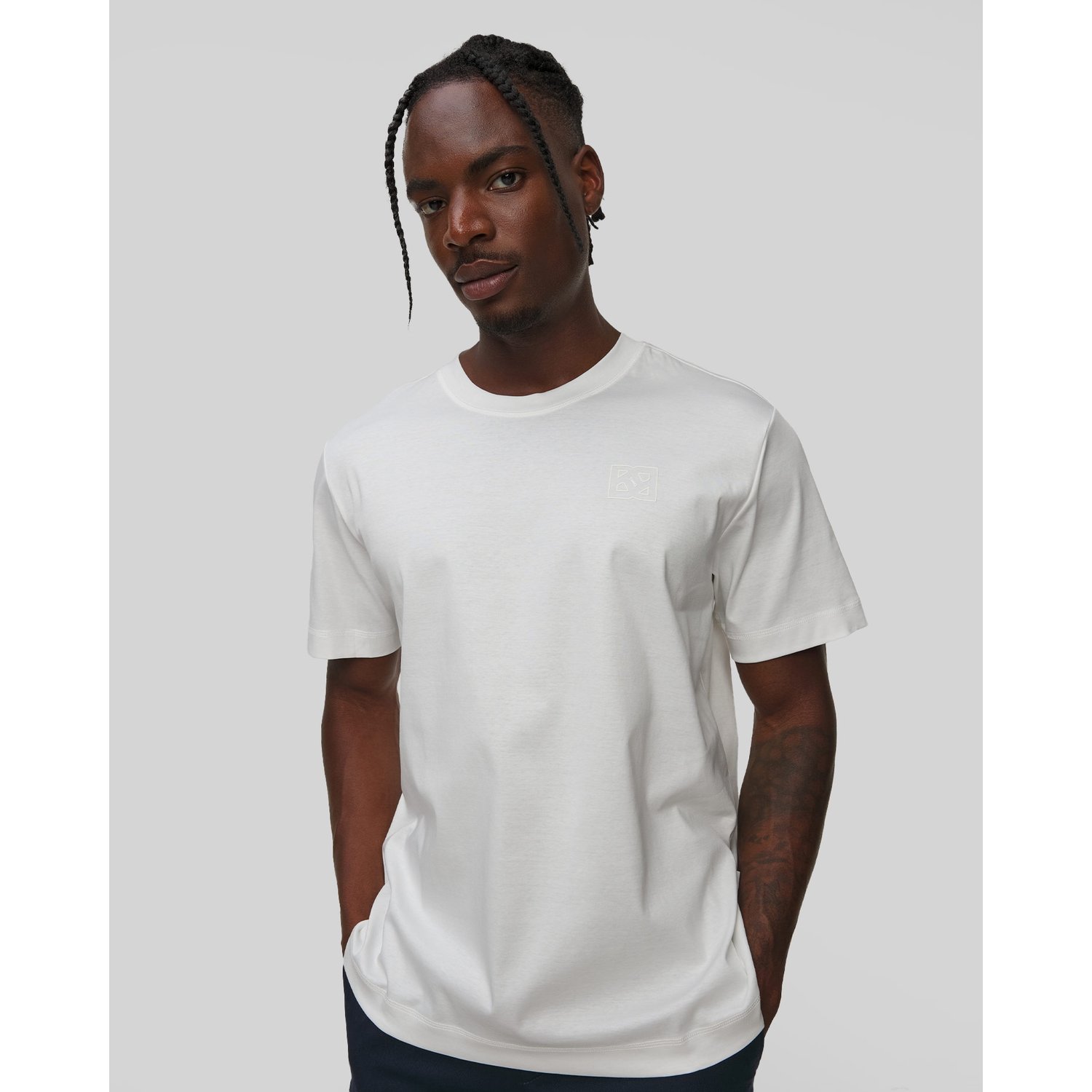 Biały T-shirt Męski Bogner Lukas 1