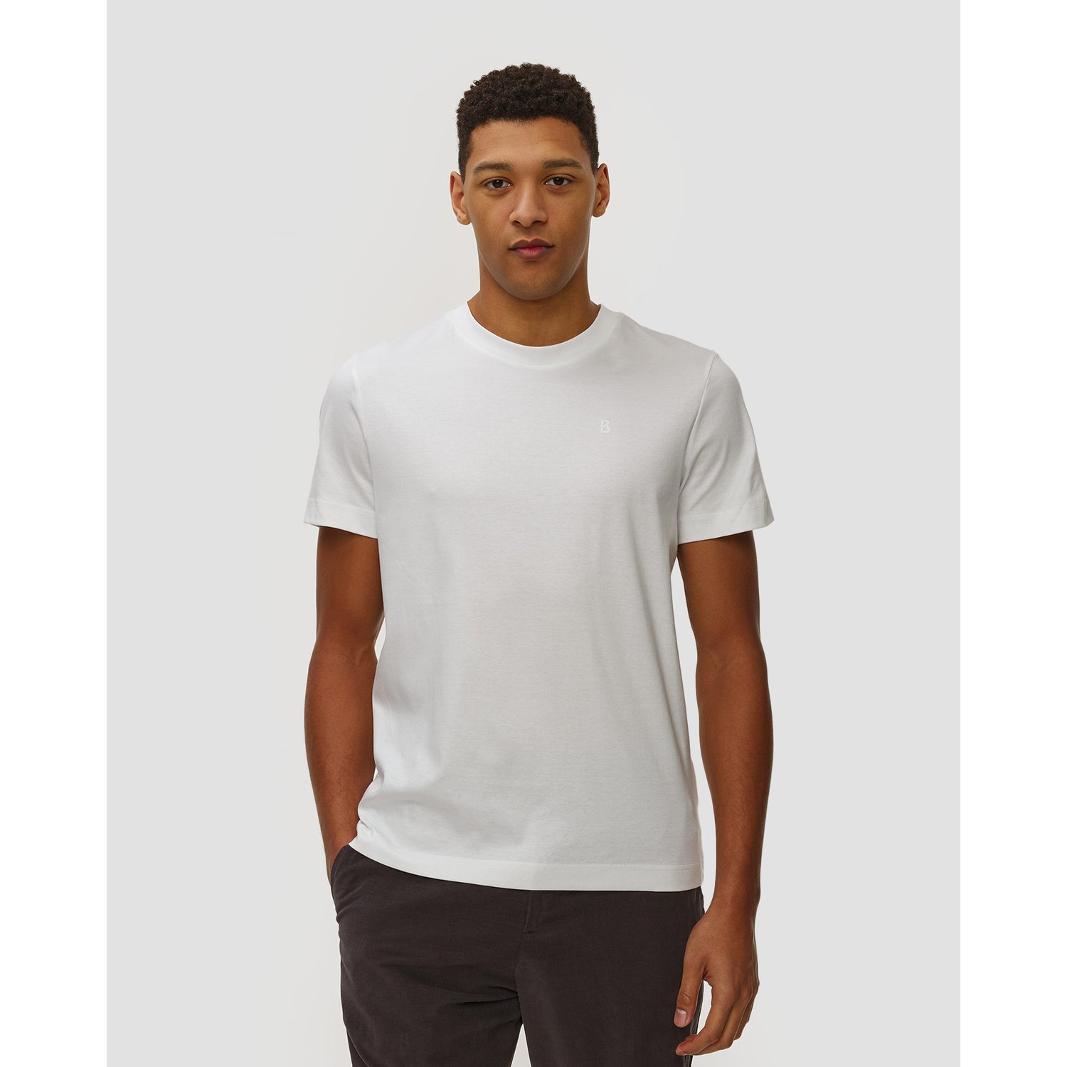 Biały T-shirt Męski Bogner Ryan