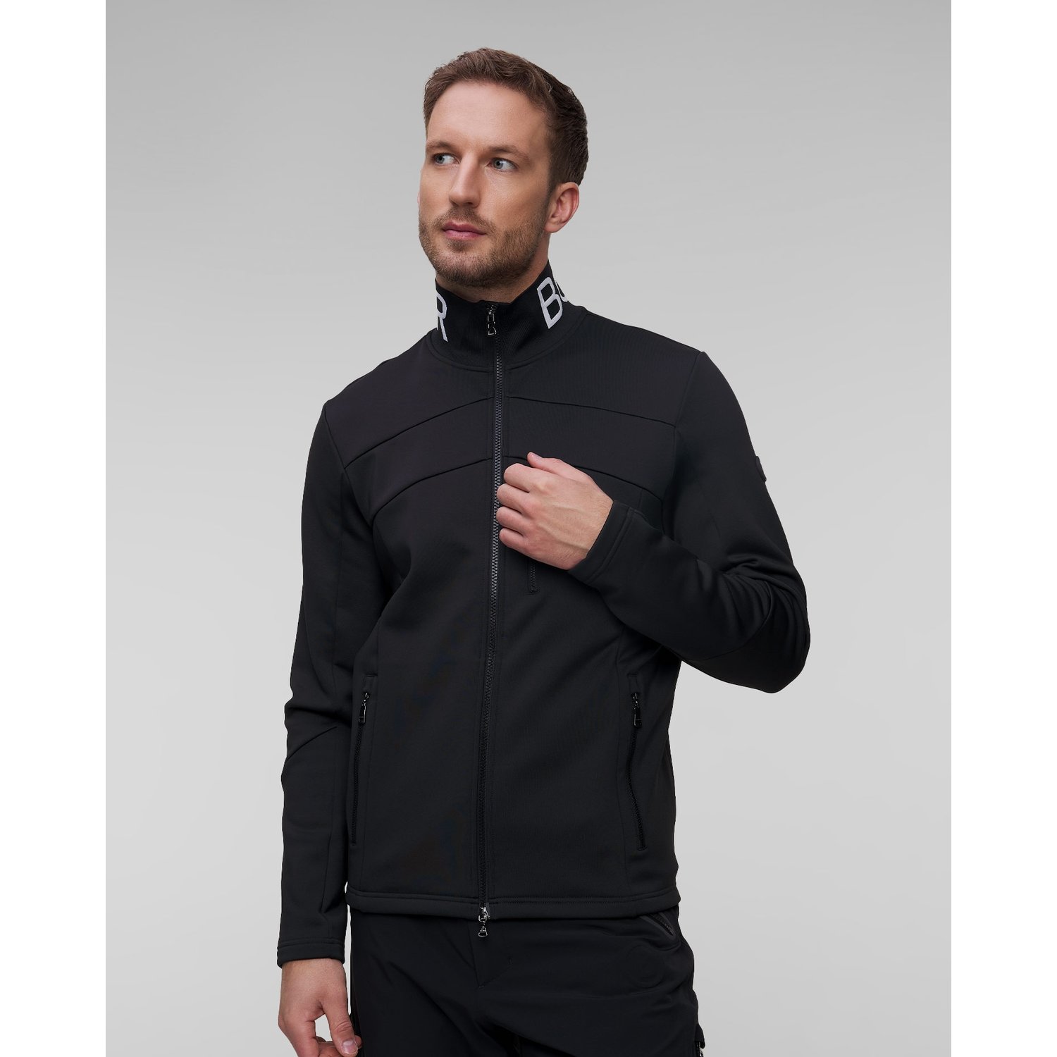 Czarna Bluza Męska Bogner Xilas 1