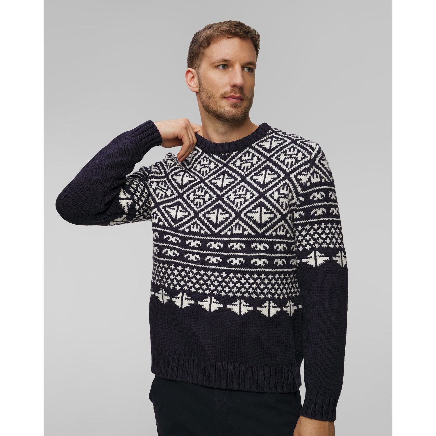 Sweter Wełniany Męski Bogner Lucian