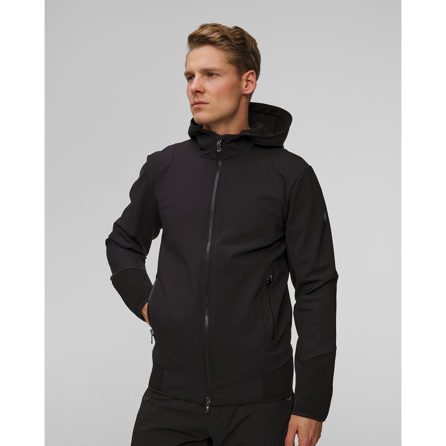 Czarna Kurtka Softshell Męska Bogner Jace1