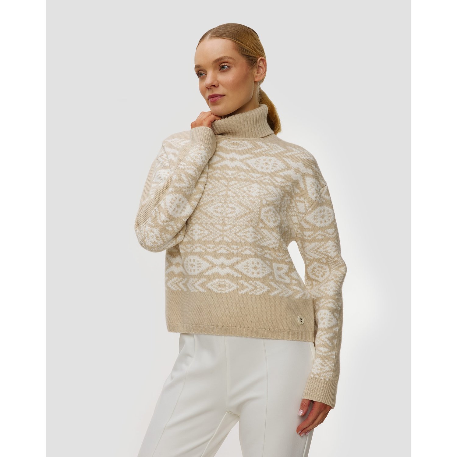Sweter Wełniany Damski Bogner Nadin