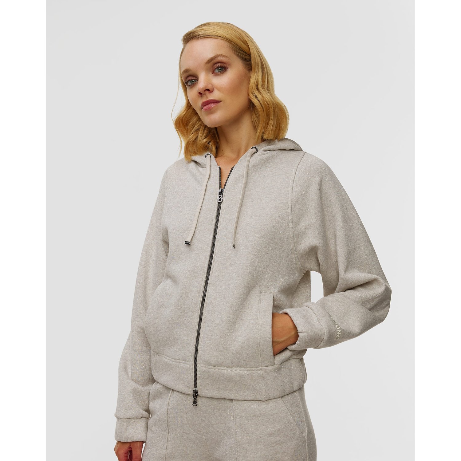 Szara Bluza Z Kapturem Damska Bogner Talli 1