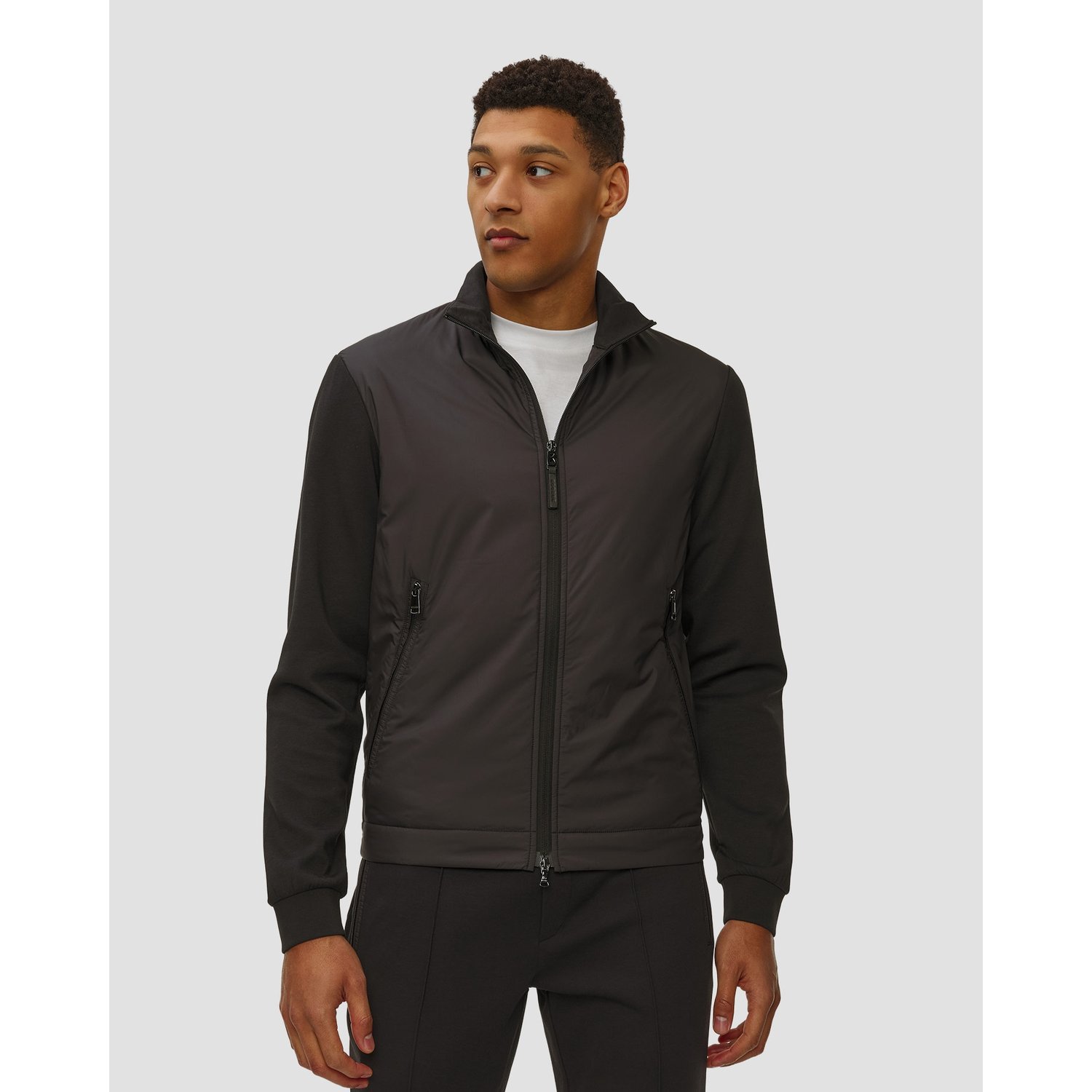 Czarna Bluza Męska Z Modalem Bogner Rover