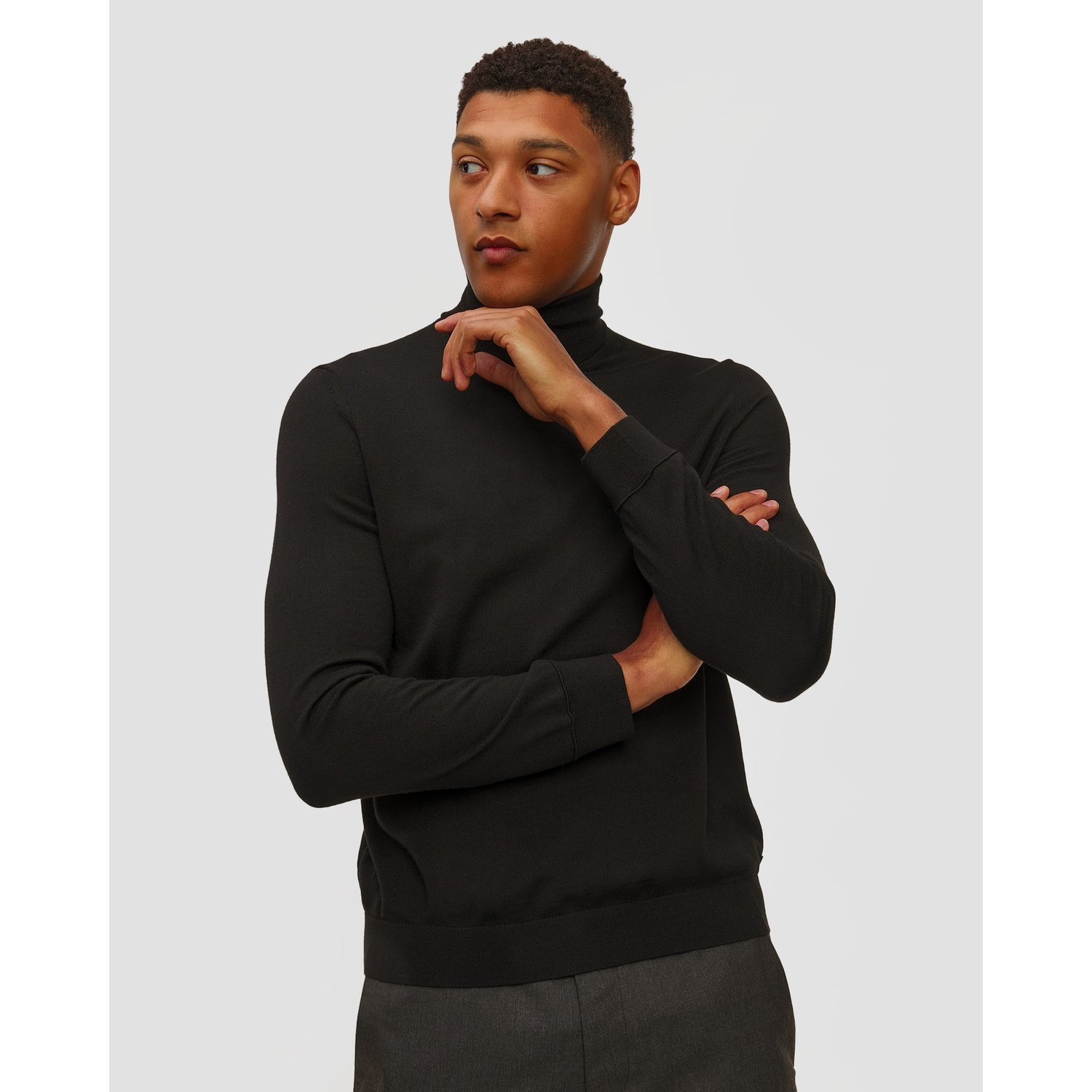 Wełniany Sweter Z Golfem Męski Bogner Gordon-6