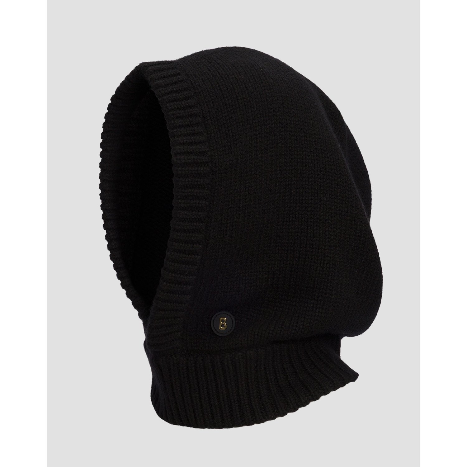 Balaclava Wełniana Z Kaszmirem Damska Bogner Berny1 Czarna