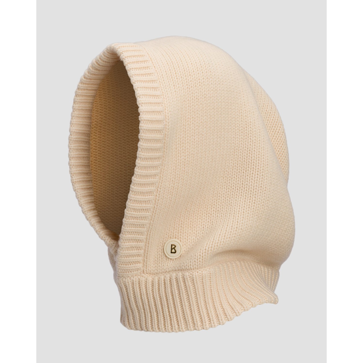 Balaclava Wełniana Z Kaszmirem Damska Bogner Berny1 Beżowa