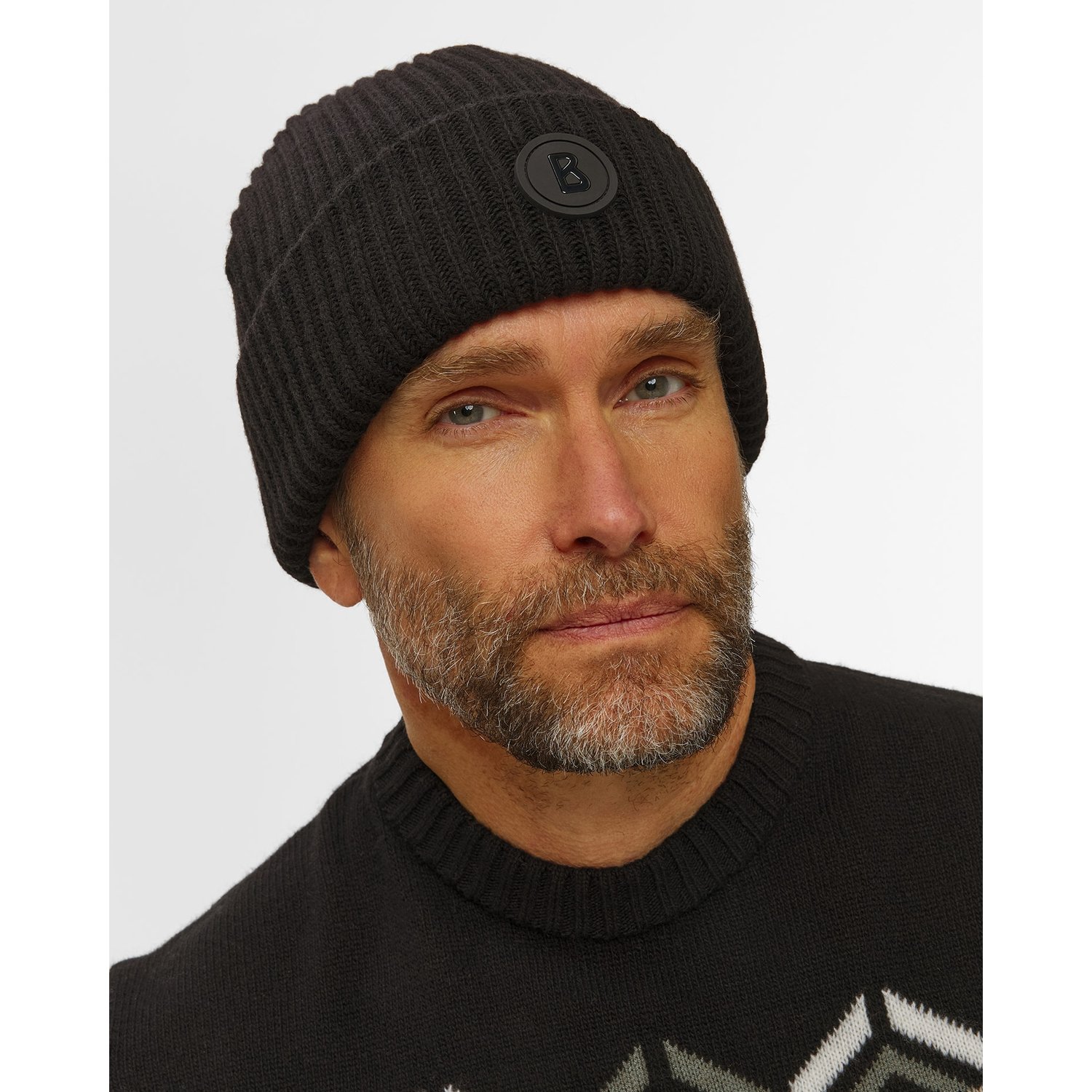 Czapka Wełniana Męska Bogner Gustav-2 Czarna