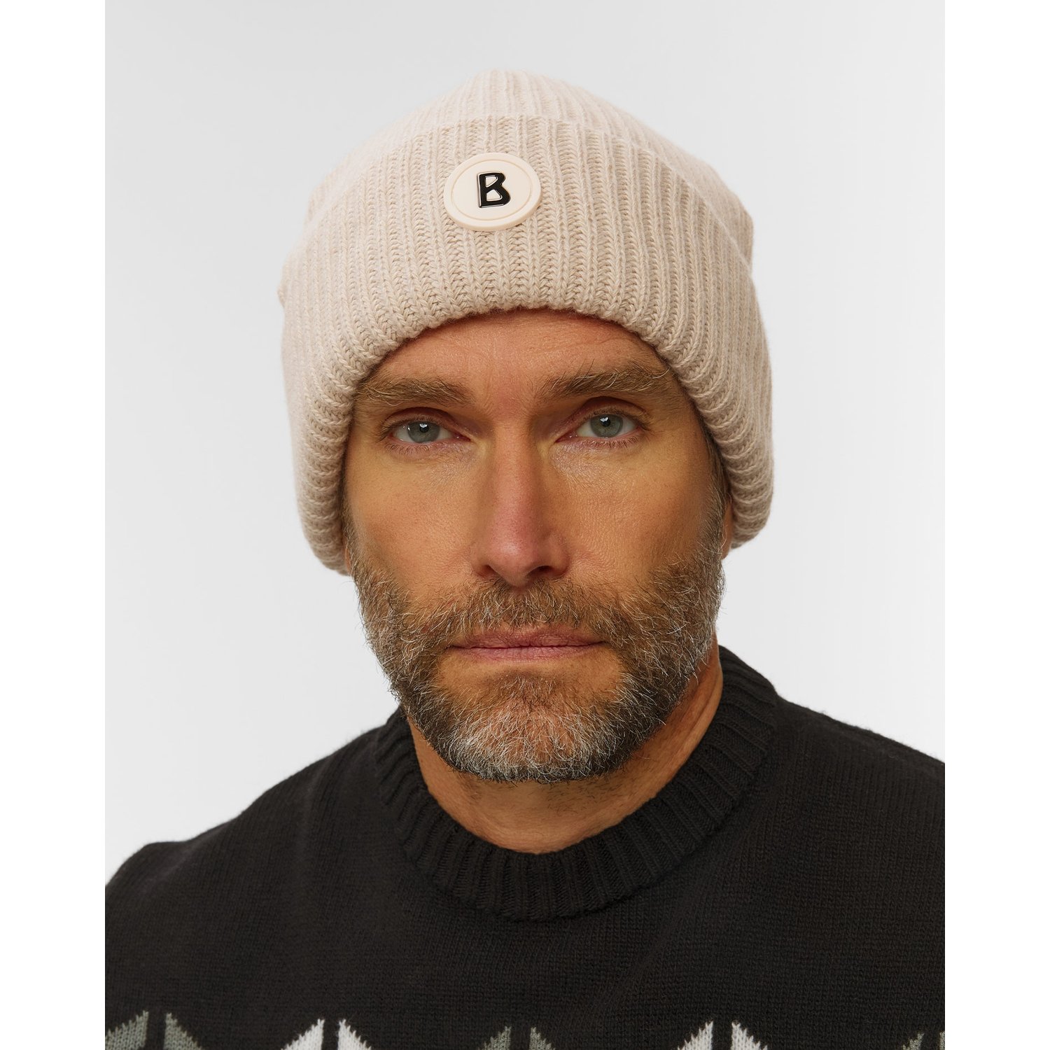 Czapka Wełniana Męska Bogner Gustav-2 Beżowa