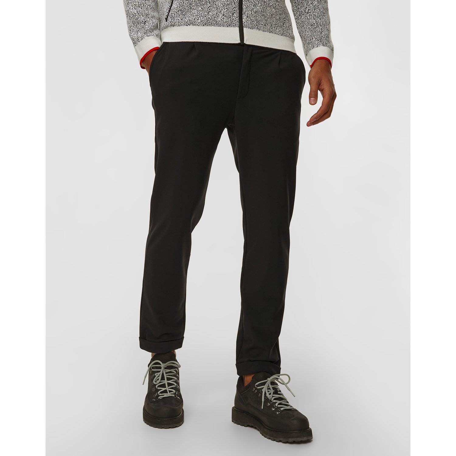 Czarne Spodnie Trekingowe Męskie Newland Bastian