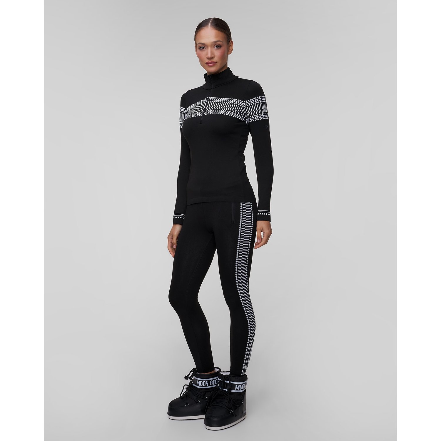 Czarne Leginsy Techniczne Damskie Newland Dasy