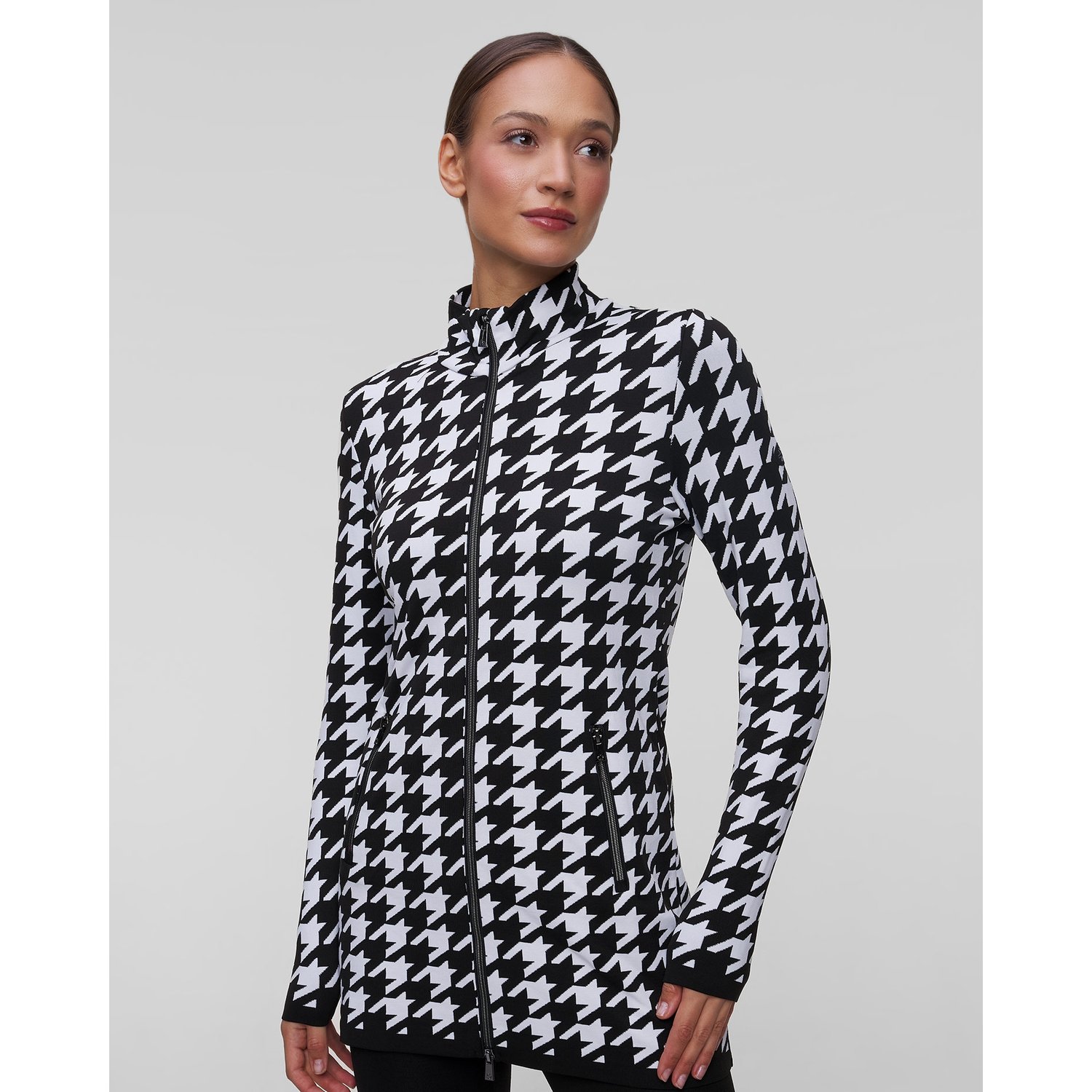 Bluza Rozpinana W Pepitkę Newland North